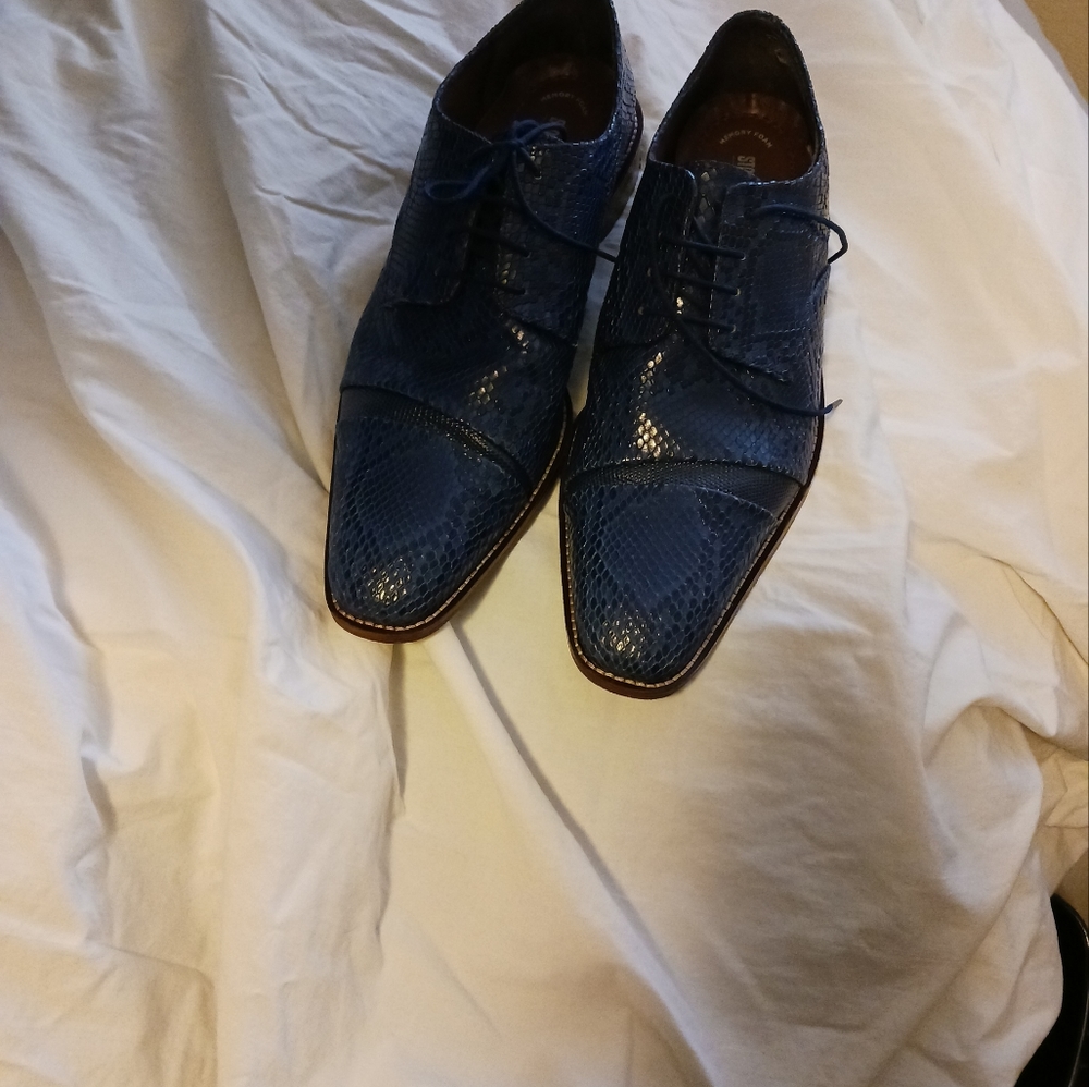 Men's Stacy Adam shoes size 12 blue